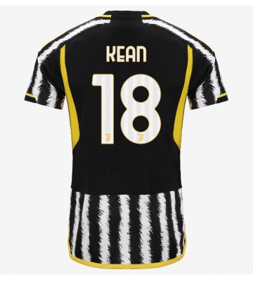 Maillot de foot Juventus Moise Kean #18 Domicile 2023-24 Manches Courte